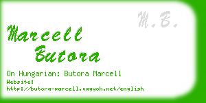 marcell butora business card